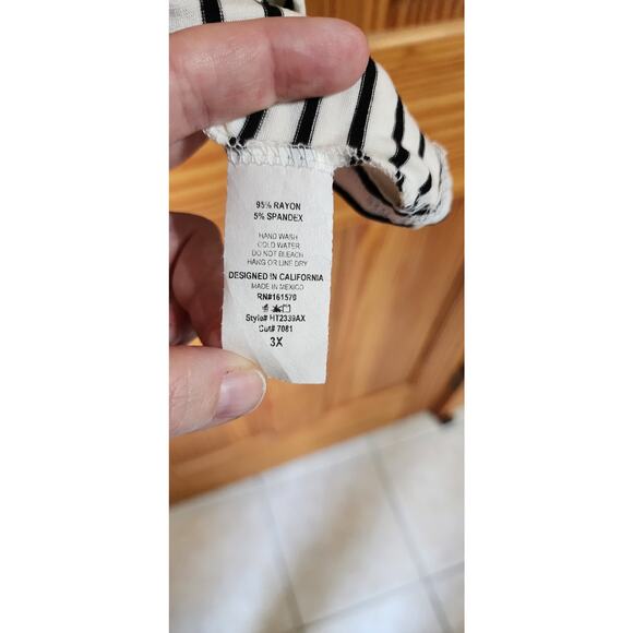 Haptics sleeve striped top - Picture 5 of 5